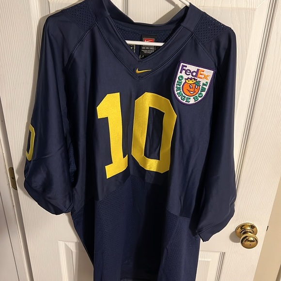Authentic TOM BRADY #10 Michigan Jersey - Picture 2 of 8